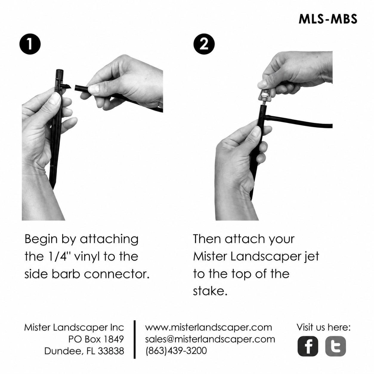 Picture of 7" BLACK MICRO BARB STAKE-3 PACK